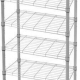 2 Pack of Silver 3 Tier Quick Storage Racks
