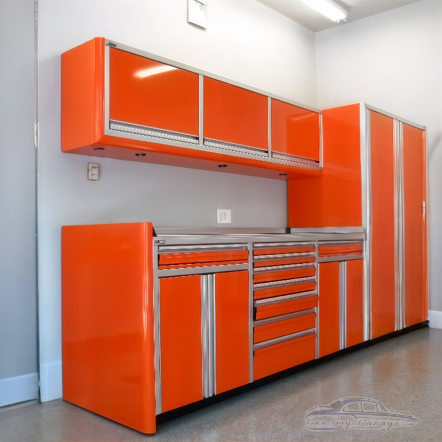 10 Foot Wide Aluminum Garage Cabinets
