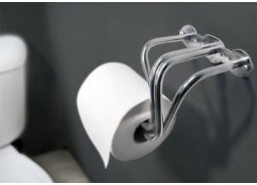 Stainless Steel Header Toilet Paper Holder