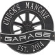 Personalized Cast Aluminum Racing Wheel Garage Plaque