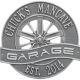 Personalized Cast Aluminum Racing Wheel Garage Plaque