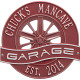 Personalized Cast Aluminum Racing Wheel Garage Plaque