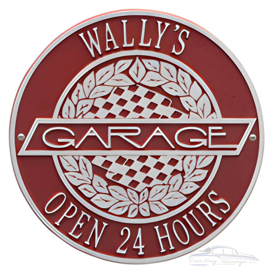 Personalized Cast Aluminum Victory Lane Garage Plaque Personalized Cast Aluminum Victory Lane Garage Plaque