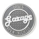 Personalized Cast Aluminum Garage Plaque Personalized Cast Aluminum Garage Plaque