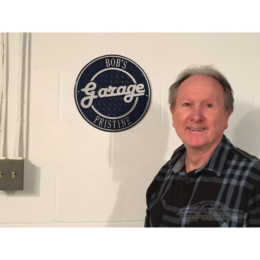 Personalized Cast Aluminum Garage Plaque Personalized Cast Aluminum Garage Plaque