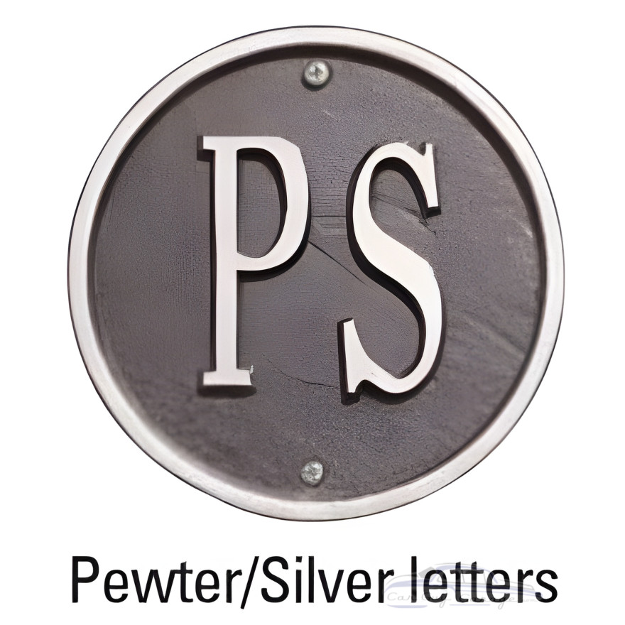Personalized Cast Aluminum Plaque Clock Personalized Cast Aluminum Plaque Clock