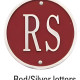 Personalized Cast Aluminum Plaque Clock Personalized Cast Aluminum Plaque Clock