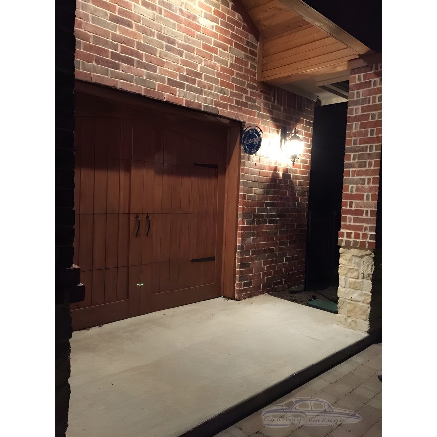 Personalized Cast Aluminum 2 Sided Garage Plaque with Bracket Personalized Cast Aluminum 2 Sided Garage Plaque with Bracket