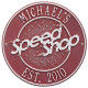 Personalized Cast Aluminum Speed Shop Plaque Personalized Cast Aluminum Speed Shop Plaque