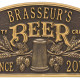 Personalized Cast Aluminum Quality Crafted Beer Arch Plaque Personalized Cast Aluminum Quality Crafted Beer Arch Plaque