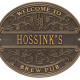 Personalized Cast Aluminum Brew Pub Welcome Plaque