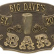 Personalized Cast Aluminum Established Bar Plaque