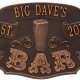 Personalized Cast Aluminum Established Bar Plaque