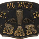 Personalized Cast Aluminum Established Bar Plaque