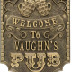 Personalized Cast Aluminum Pub Welcome Plaque Personalized Cast Aluminum Pub Welcome Plaque