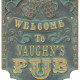 Personalized Cast Aluminum Pub Welcome Plaque Personalized Cast Aluminum Pub Welcome Plaque