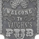 Personalized Cast Aluminum Pub Welcome Plaque Personalized Cast Aluminum Pub Welcome Plaque