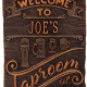 Personalized Cast Aluminum Tap Room Brew Pub Plaque