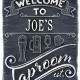 Personalized Cast Aluminum Tap Room Brew Pub Plaque