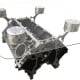 Chevy Engine Block Black and Chrome Coffee Table