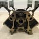 Chevy Engine Block Black and Chrome Coffee Table Chevy Engine Block Black and Chrome Coffee Table