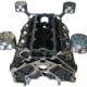 Chevy Engine Block Black and Chrome Coffee Table