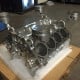 Chevy Engine Block Chrome Coffee Table