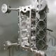 Chevy Engine Block Chrome Coffee Table Chevy Engine Block Chrome Coffee Table