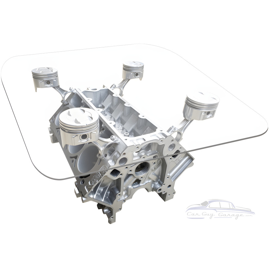 Chevy Engine Block Chrome Coffee Table Chevy Engine Block Chrome Coffee Table