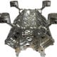 Chevy Engine Block Chrome Coffee Table