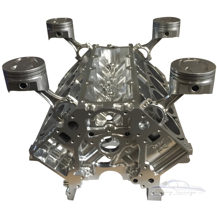 Chevy Engine Block Chrome Coffee Table Chevy Engine Block Chrome Coffee Table