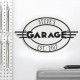 Personalized Cast Aluminum Oval Garage Plaque