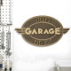 Personalized Cast Aluminum Oval Garage Plaque Personalized Cast Aluminum Oval Garage Plaque