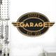 Personalized Cast Aluminum Oval Garage Plaque Personalized Cast Aluminum Oval Garage Plaque
