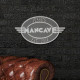 Personalized Cast Aluminum Oval Mancave Plaque Personalized Cast Aluminum Oval Mancave Plaque