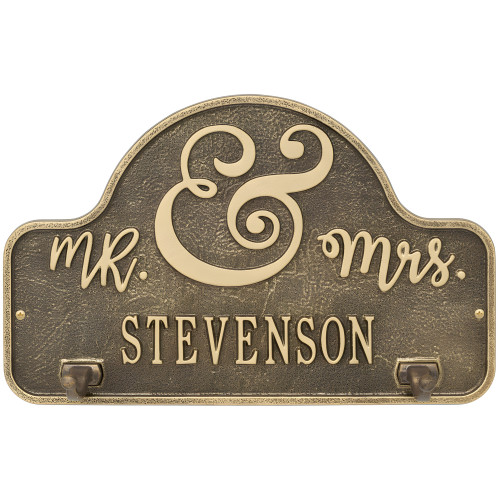 Cast Aluminum Personalized Key Hook