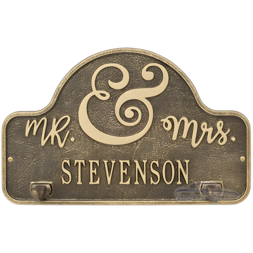Cast Aluminum Personalized Key Hook Cast Aluminum Personalized Key Hook