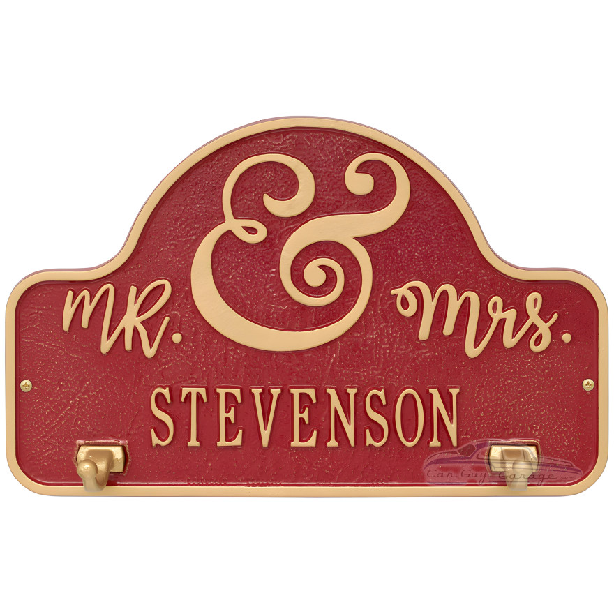 Cast Aluminum Personalized Key Hook Cast Aluminum Personalized Key Hook