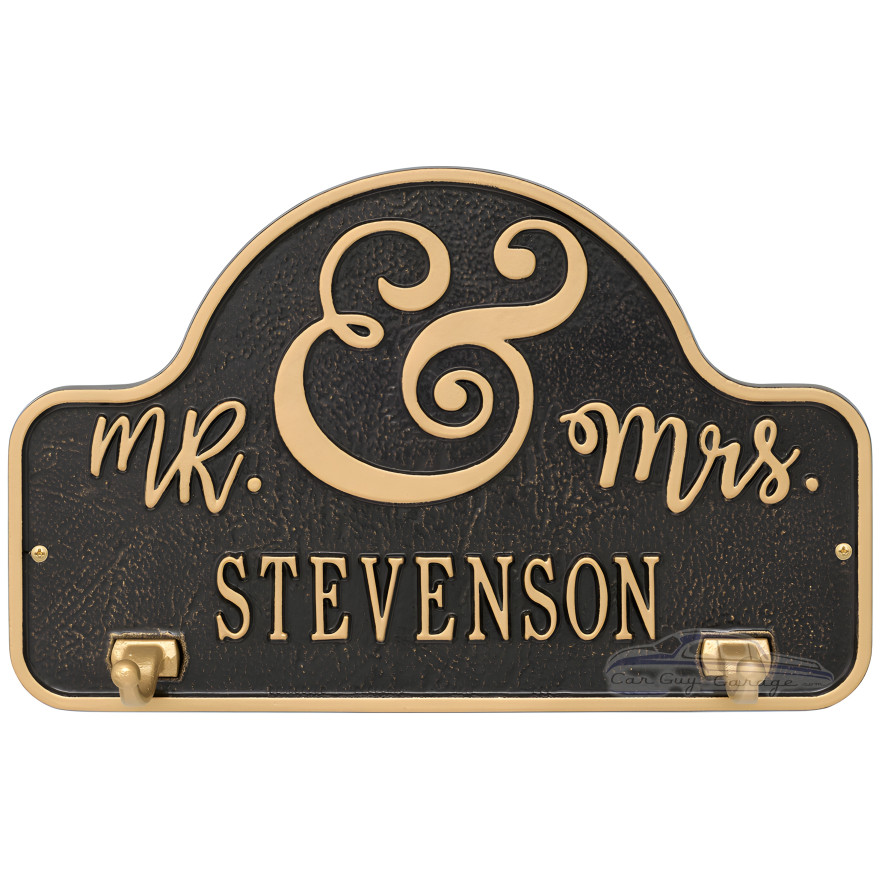 Cast Aluminum Personalized Key Hook Cast Aluminum Personalized Key Hook