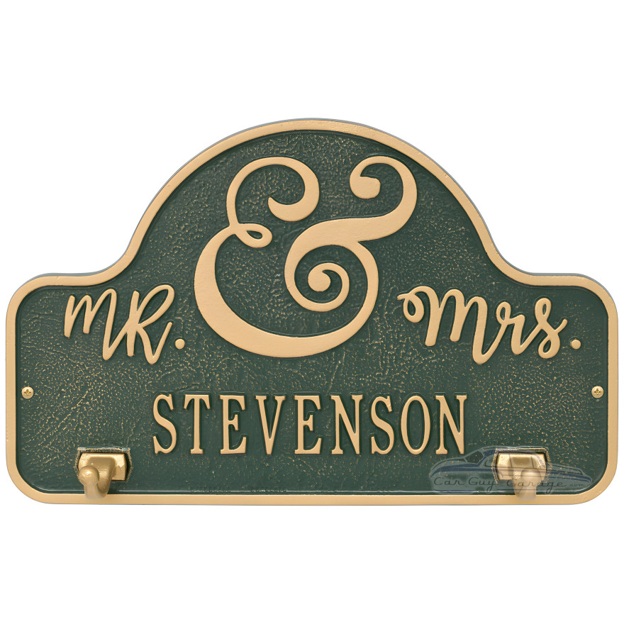 Cast Aluminum Personalized Key Hook Cast Aluminum Personalized Key Hook