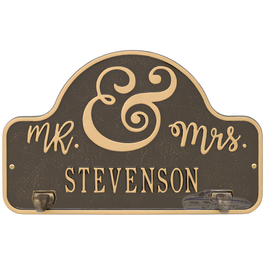Cast Aluminum Personalized Key Hook Cast Aluminum Personalized Key Hook