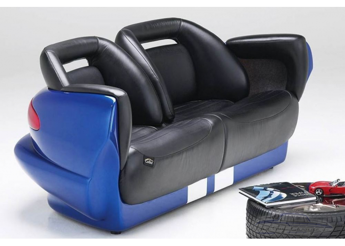 Blue Dodge Viper Couch 